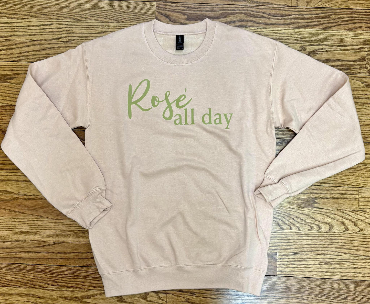 Rose All Day Crewneck (Peach)