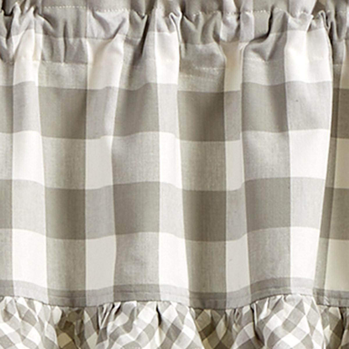 Wicklow Ruffled Valance (Dove)