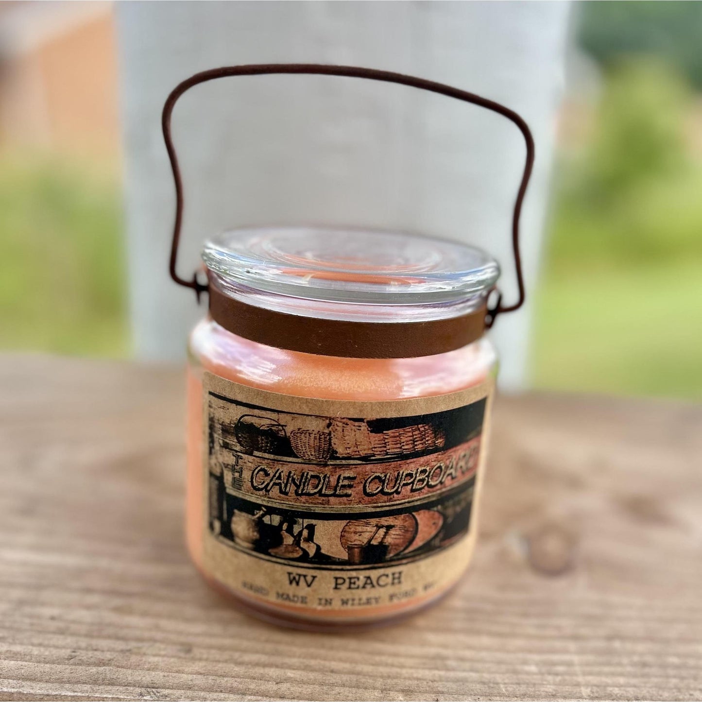 Candle Cupboard WV Peach 16oz Candle