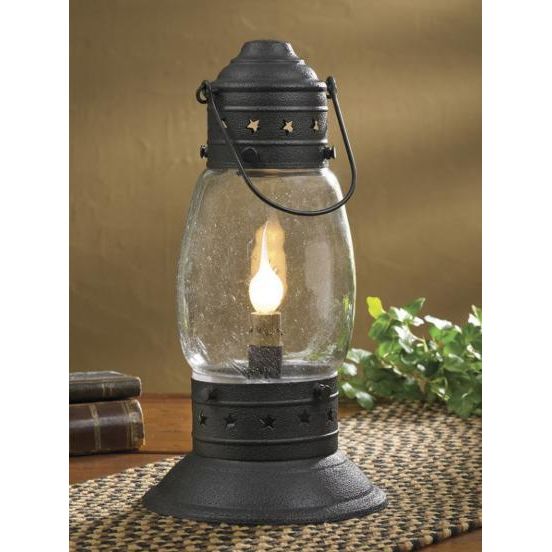 Tall Onion Lamp 14" (Black)