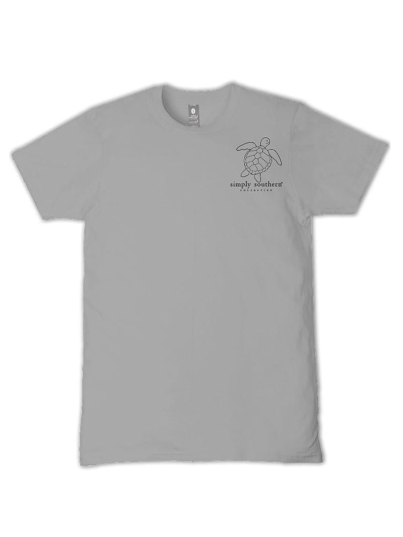 Simply Southern Short Sleeve White Camo Turtle Tee