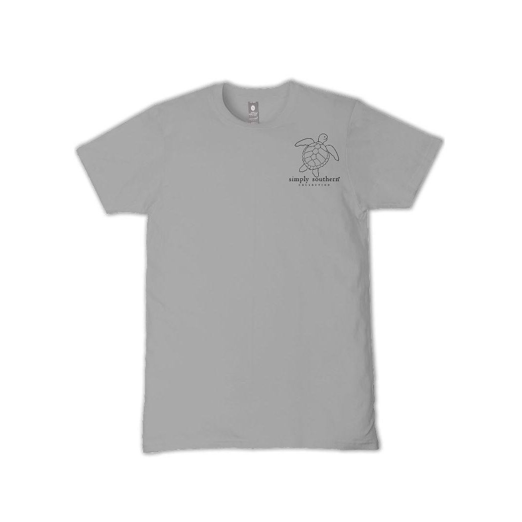 Simply Southern Short Sleeve White Camo Turtle Tee