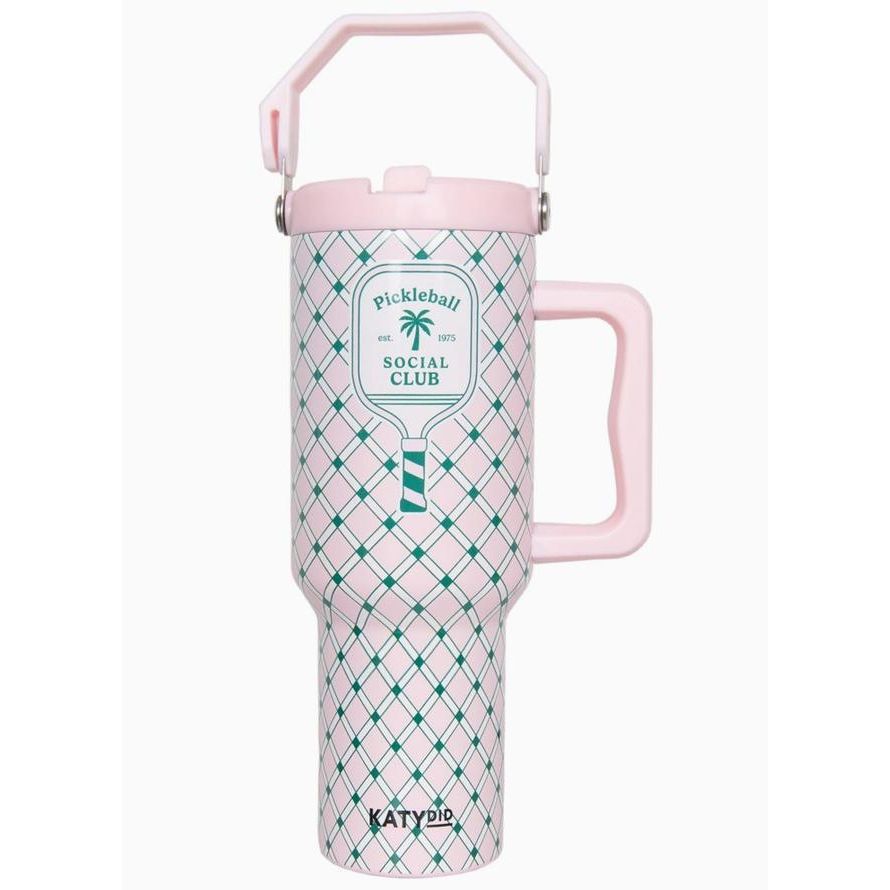 Pickleball Social Club 38 oz Tumbler with Handle