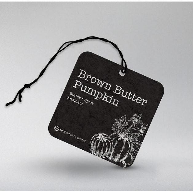 Milkhouse Candles Car Freshener: Brown Butter Pumpkin