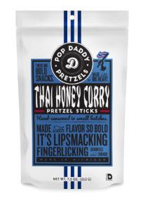 Pop Daddy Thai Honey Curry Pretzel Sticks