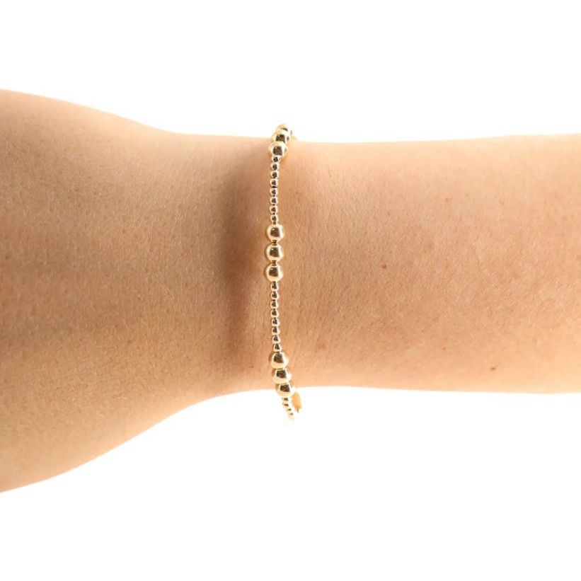 Beaded Blondes ILY Gold Bracelet