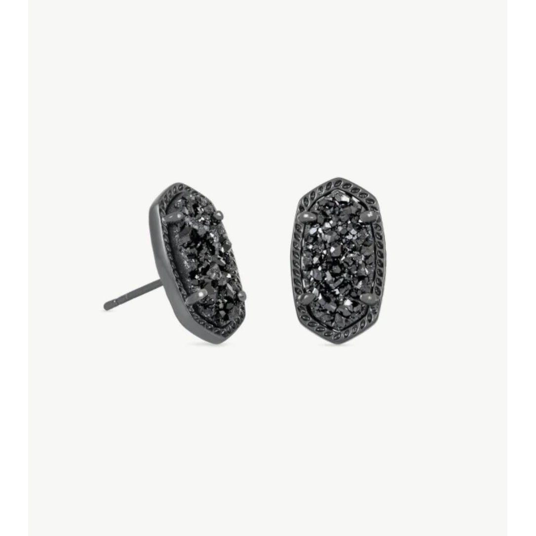 Kendra Scott Ellie Gunmetal Earrings