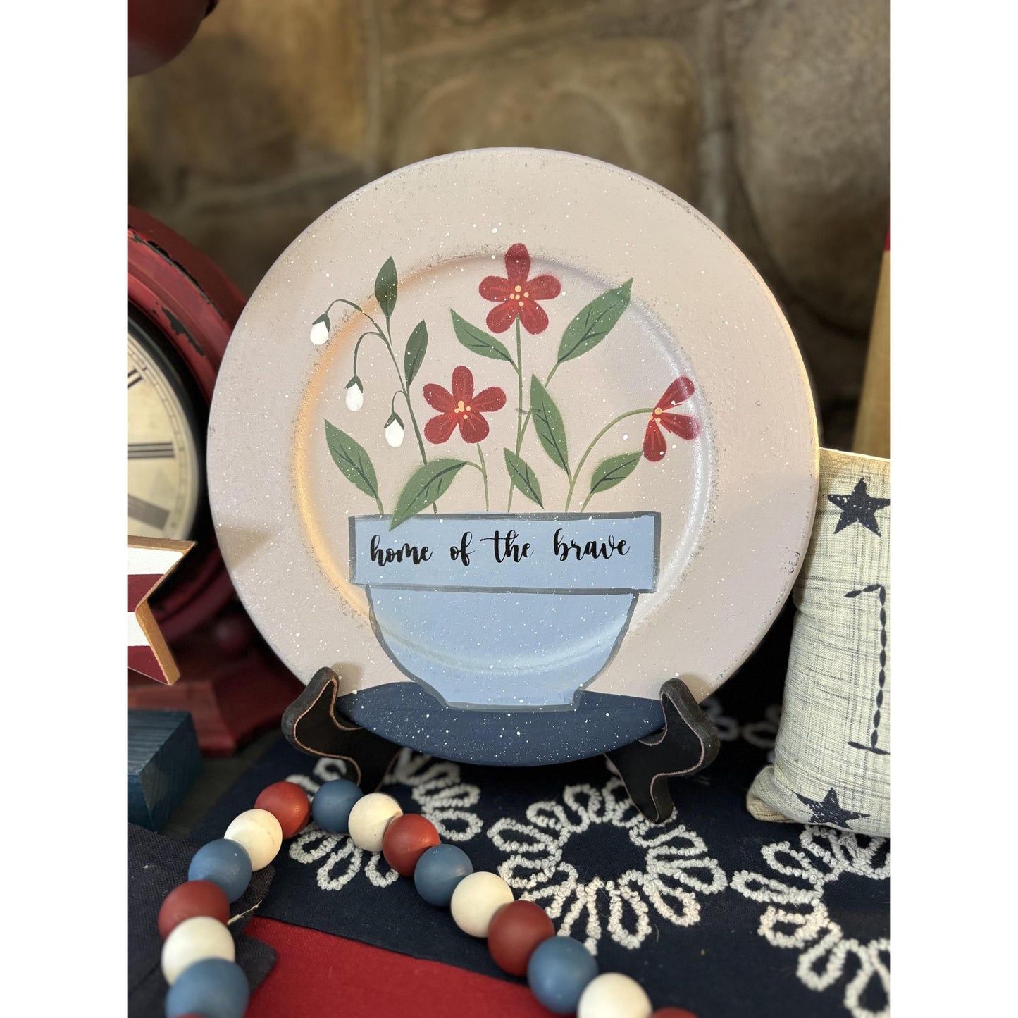 Home Of The Brave Decorative Plate