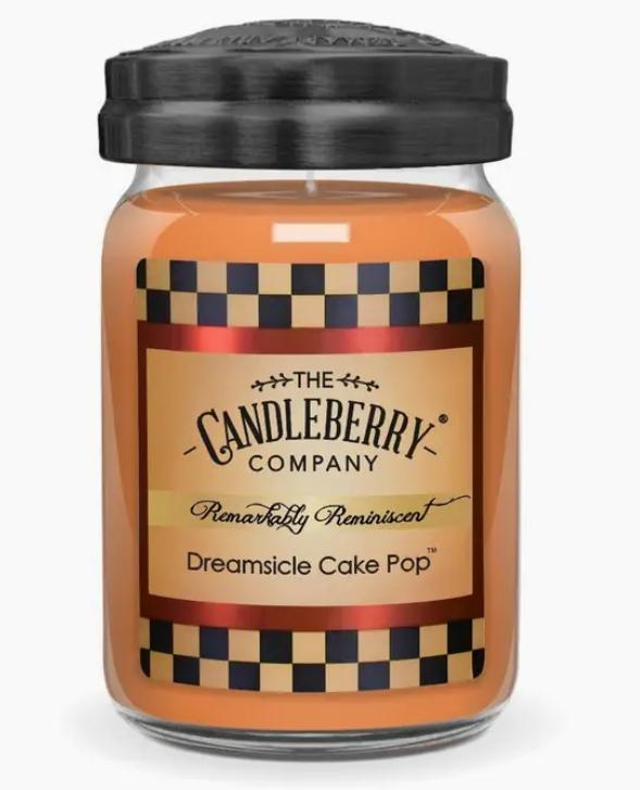 The Candleberry Company Dreamsicle Cake Pop™, Large Jar Candle