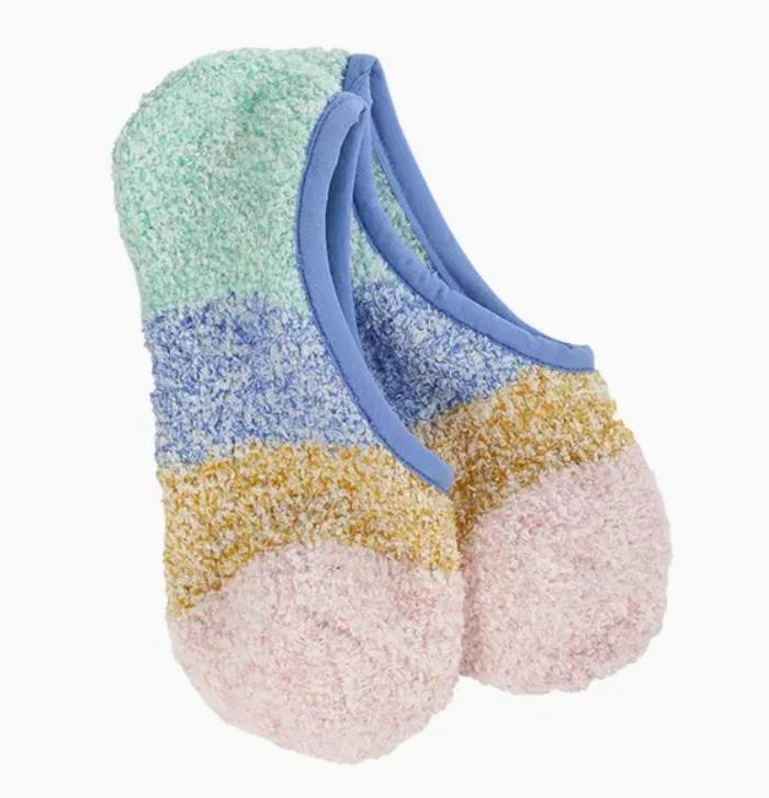 World's Softest Socks Cozy Collection (Blue Multi)