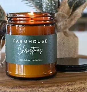 Milkhouse Candle Farmhouse Christmas | 7 oz Classic Statement Candle