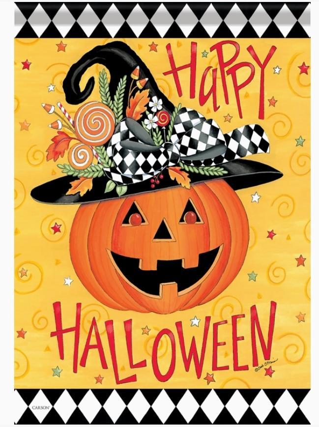 "Jack-O-Lantern" Garden Durasoft™ Flag