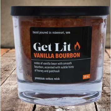 Get Lit Vanilla Bourbon Candle