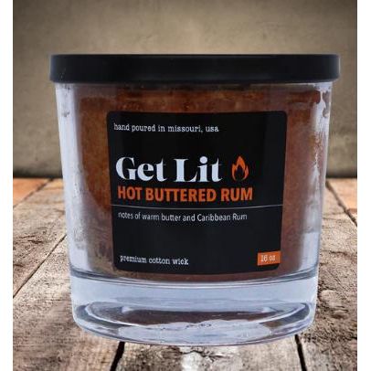 Get Lit Hot Buttered Rum Candle