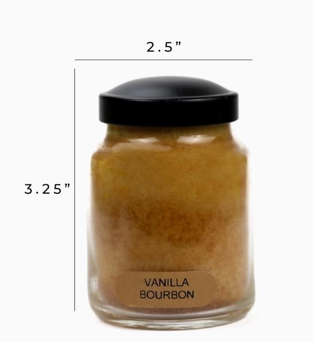 Vanilla Bourbon Scented Jar Candle