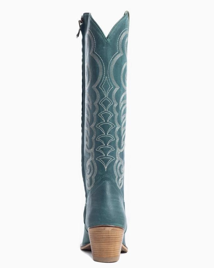 Myra Nalejandra Boots in Deep Turquoise