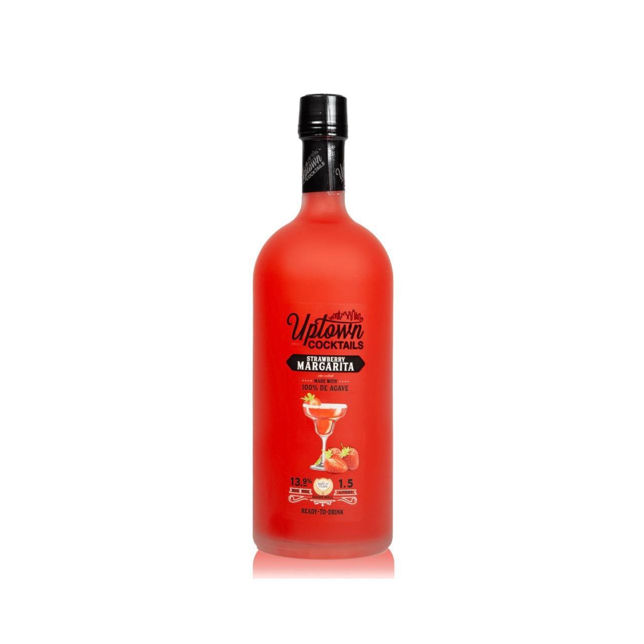 Uptown Wine Cocktails (Strawberry Margarita- 1.5 Liters)