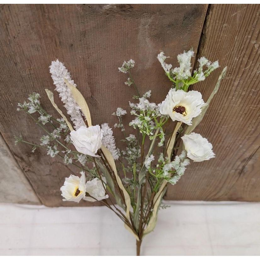 Cream Wildflower Pick