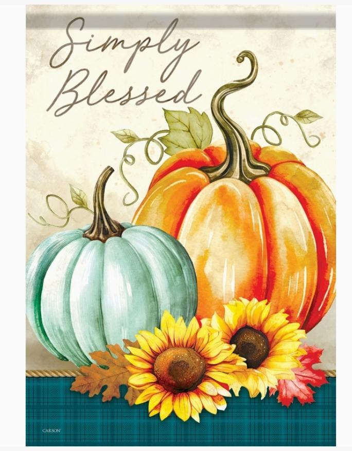"Simply Blessed" Garden Durasoft™ Flag