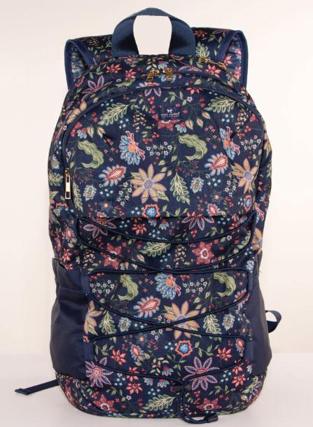 Simply Southern School Backpack (Navy Blue Flowers)
