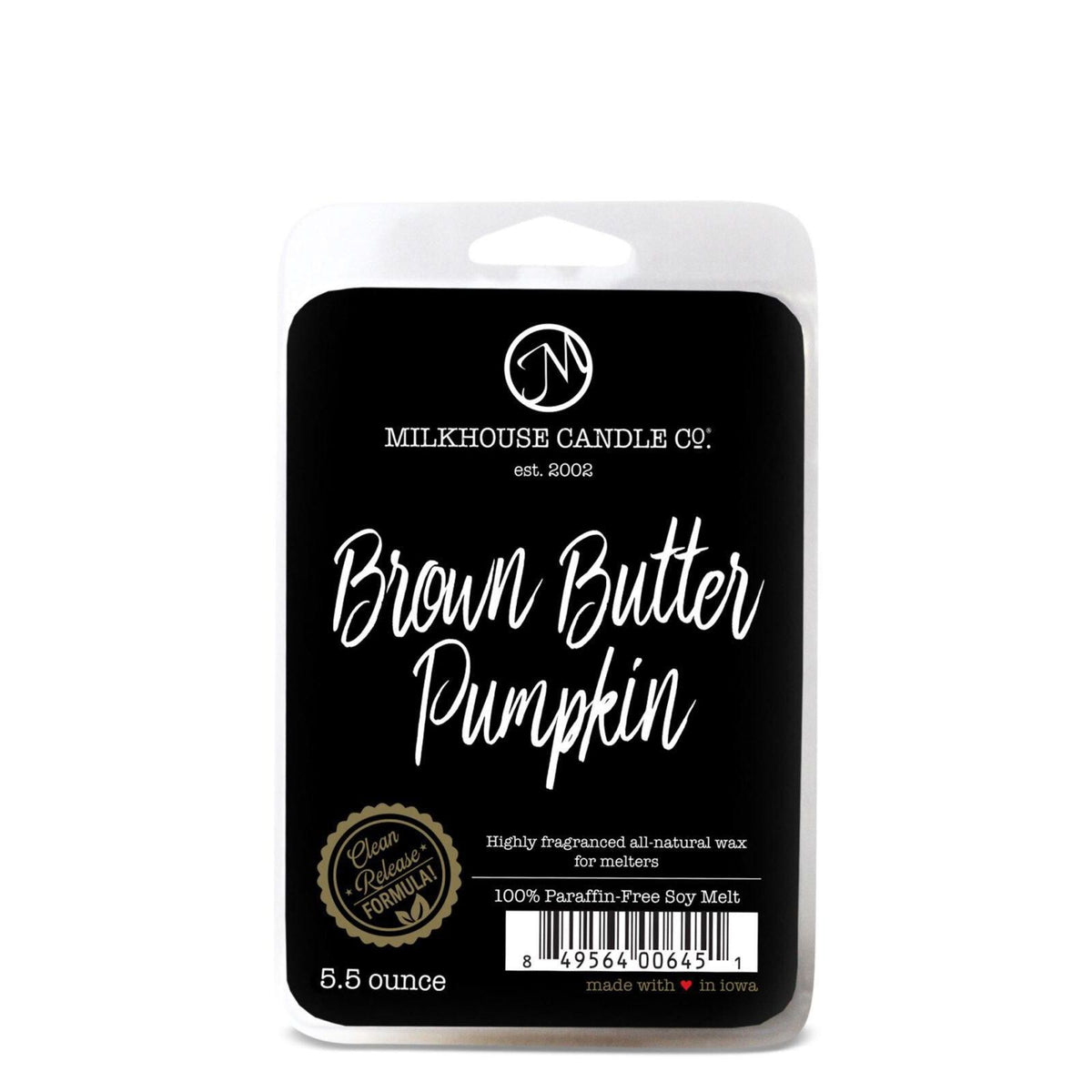 Milkhouse Candle Brown Butter Pumpkin Melts