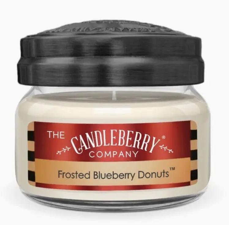 The Candleberry Company Frosted Blueberry Donuts™, Small Jar Candle