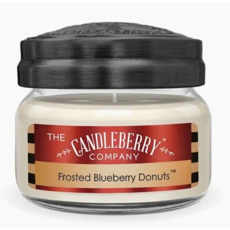 The Candleberry Company Frosted Blueberry Donuts™, Small Jar Candle