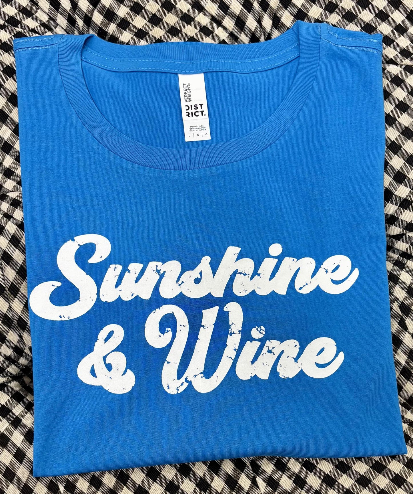 Sunshine & Wine Short Sleeve Tee