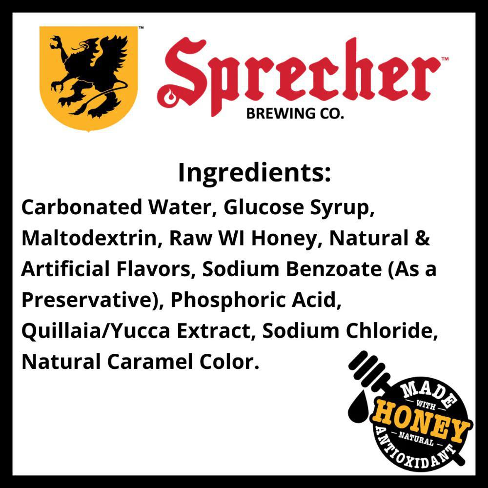 Sprecher's Root Beer Soda