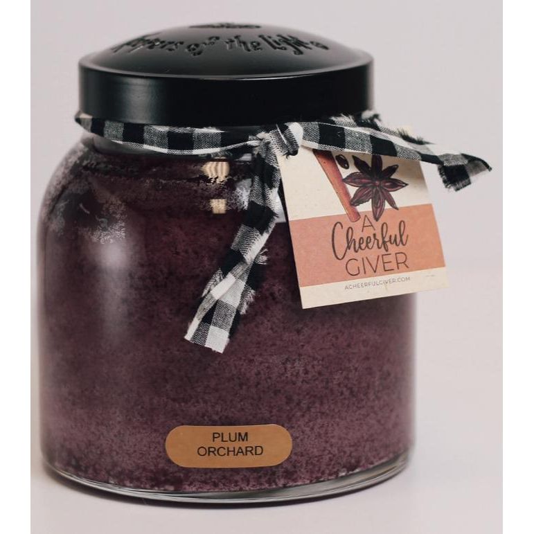 A Cheerful Giver Candle Plum Orchard Candle (34oz)