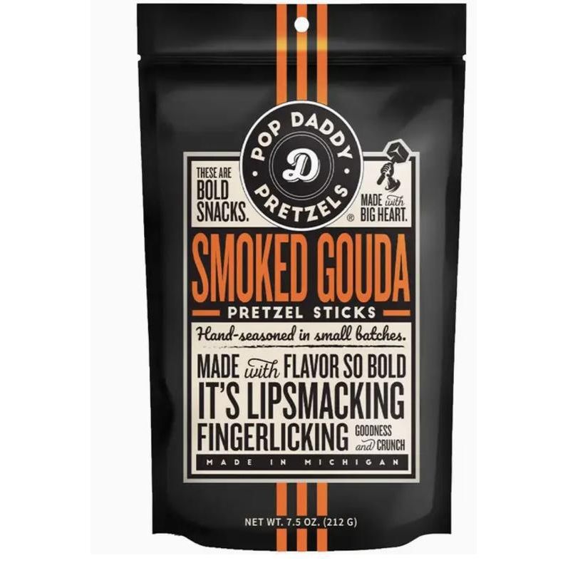 Pop Daddy Smoked Gouda Pretzel Sticks
