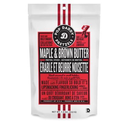Pop Daddy Maple & Brown Butter Pretzel Sticks
