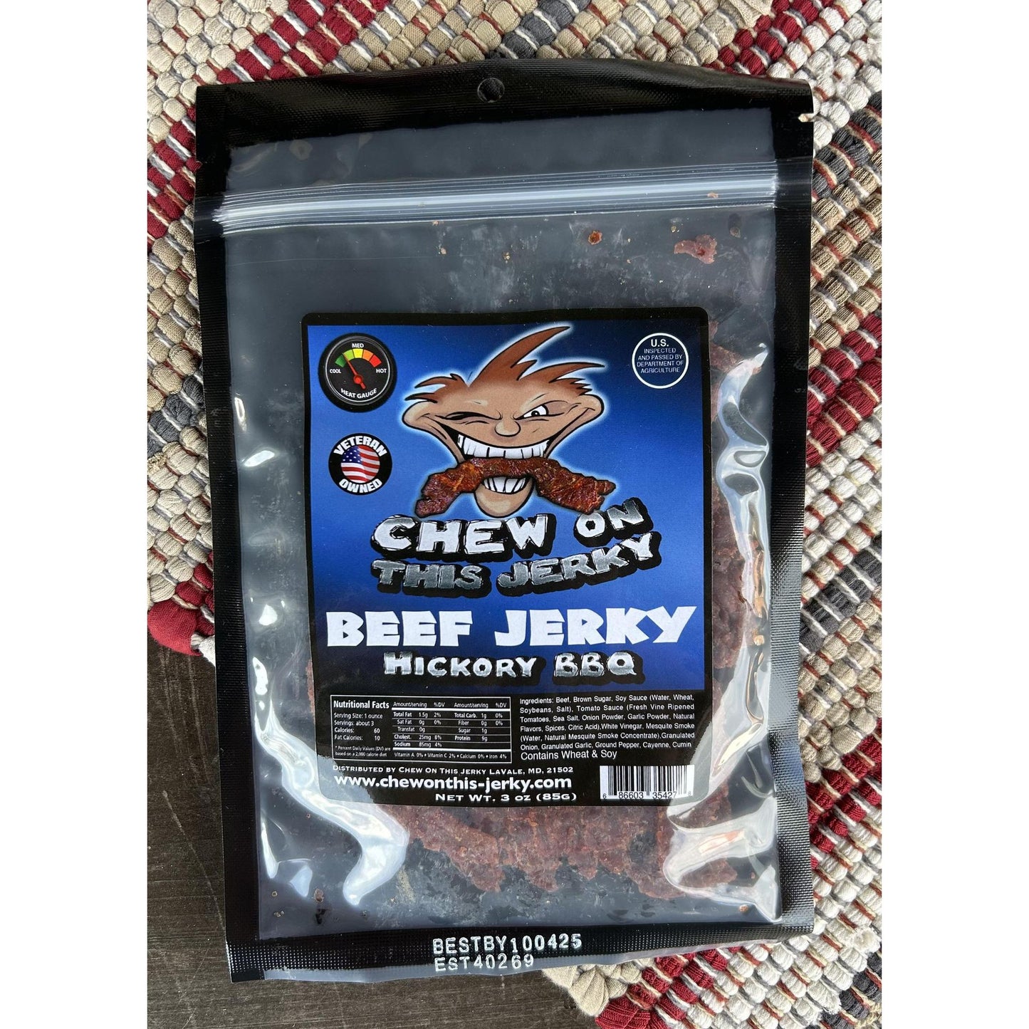 Hickory BBQ Beef Jerky