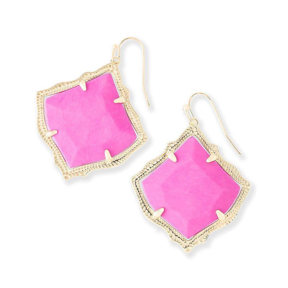Kendra Scott Kirsten Earrings in Magenta