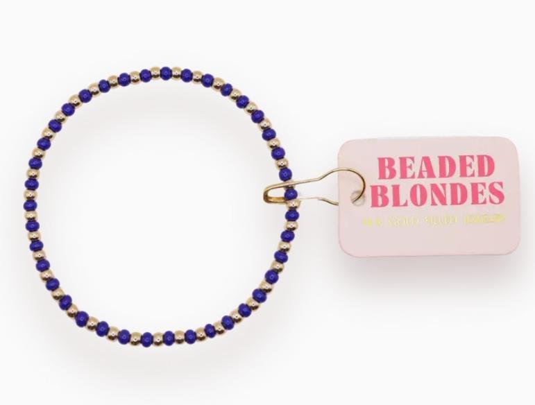 Beaded Blondes Cobalt Blue Demi Bracelet
