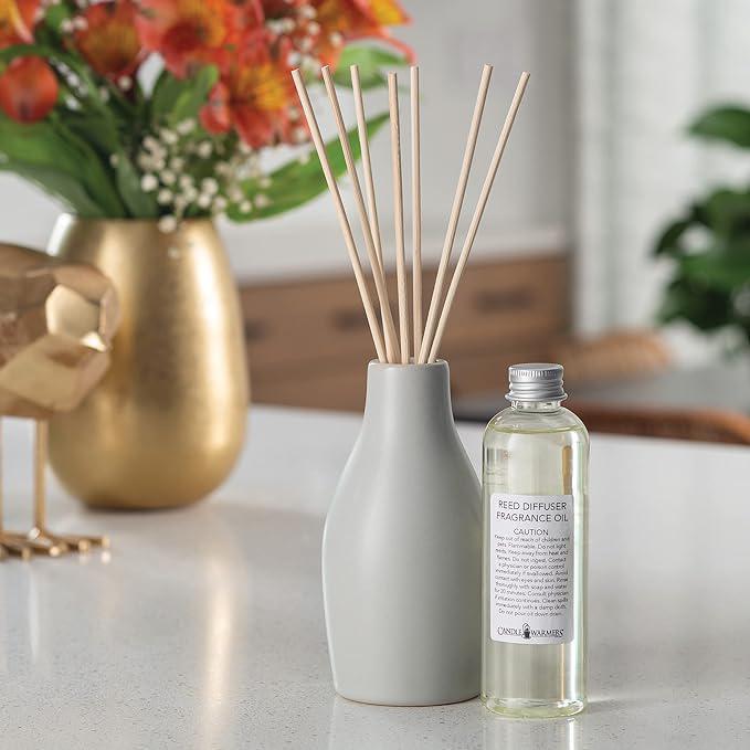 Ceramic Reed Diffuser with Home Fragrance Oil Set