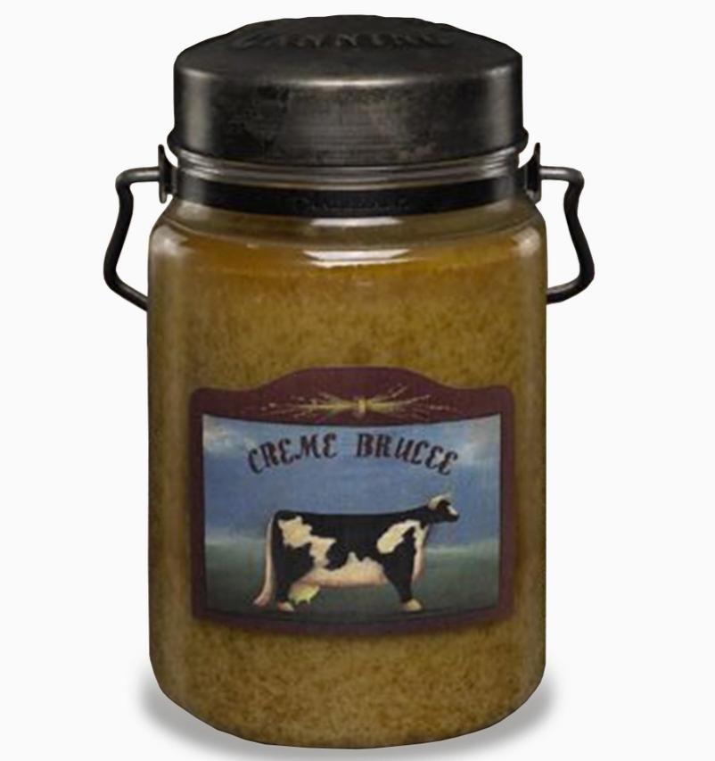 McCall’s Candles Classic Jar Candle-26oz-Creme Brulee