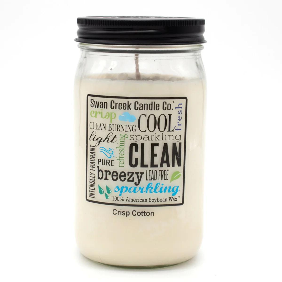 Swan Creek Crisp Cotton Candle (24 oz)