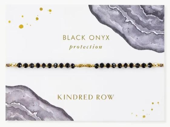 Black Onyx Healing Gemstone Stacking Bracelet