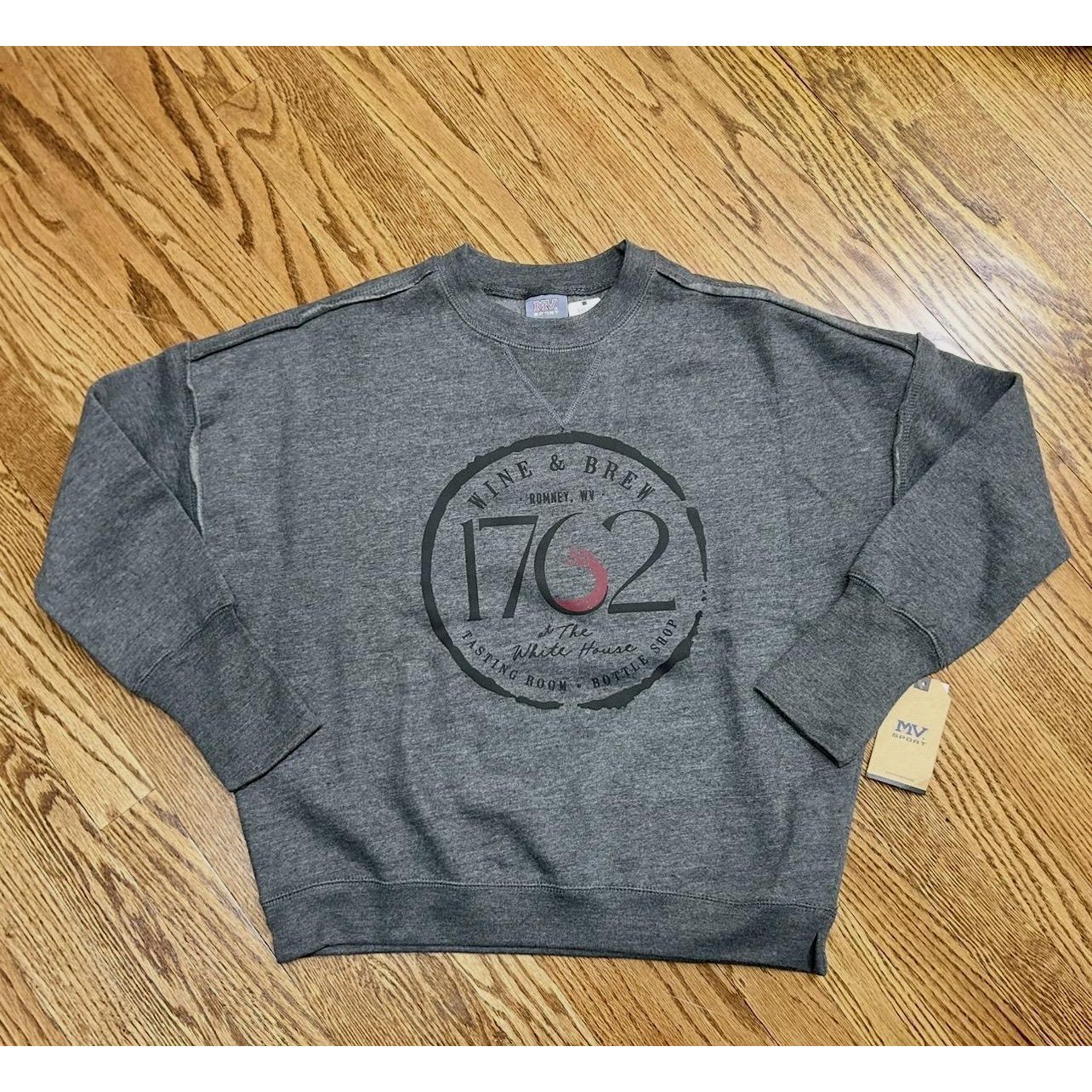 1762 Wine & Brew Crewneck (Dark Gray)