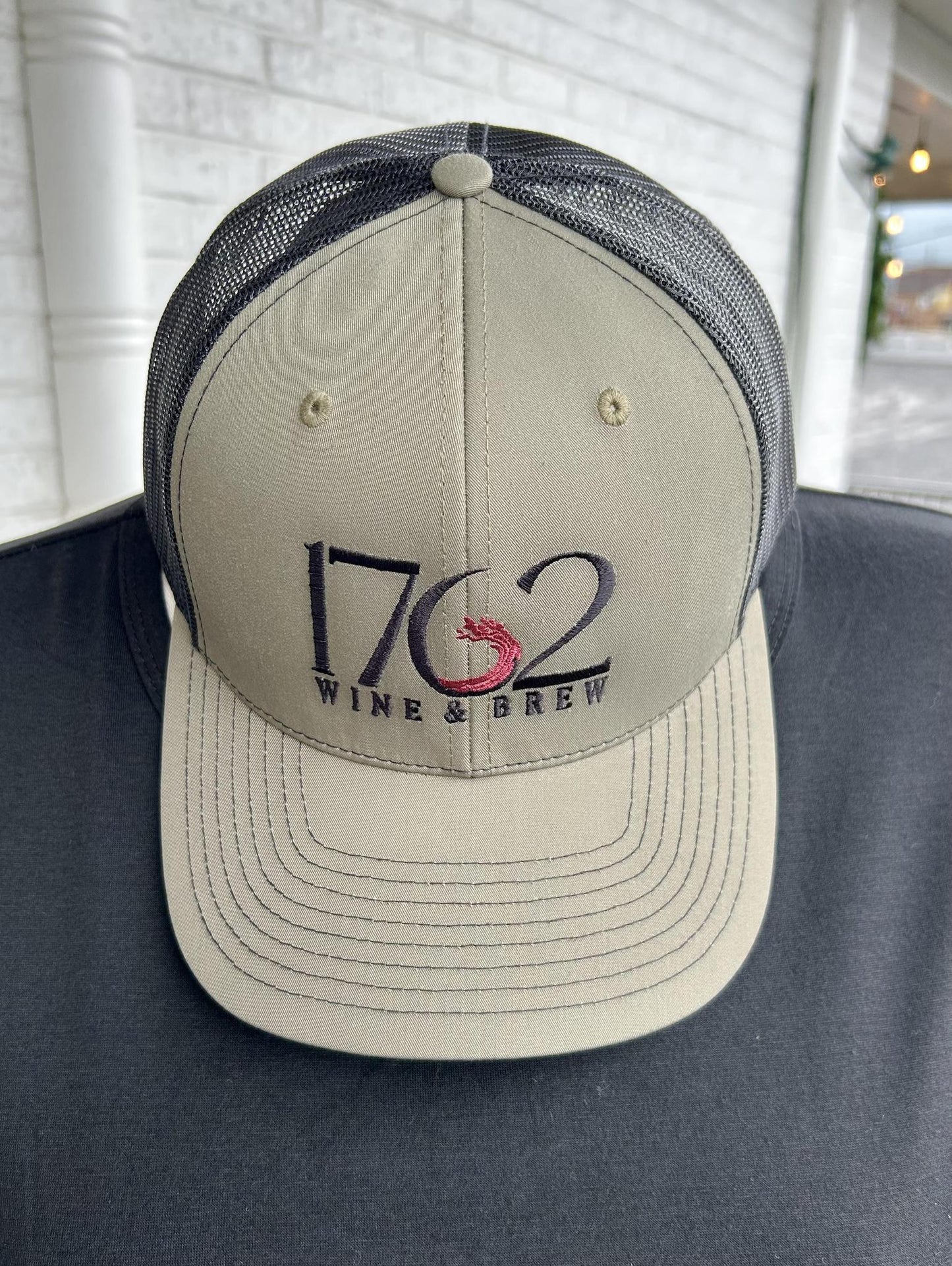 1762 Wine & Brew (Olive and Black Mesh)