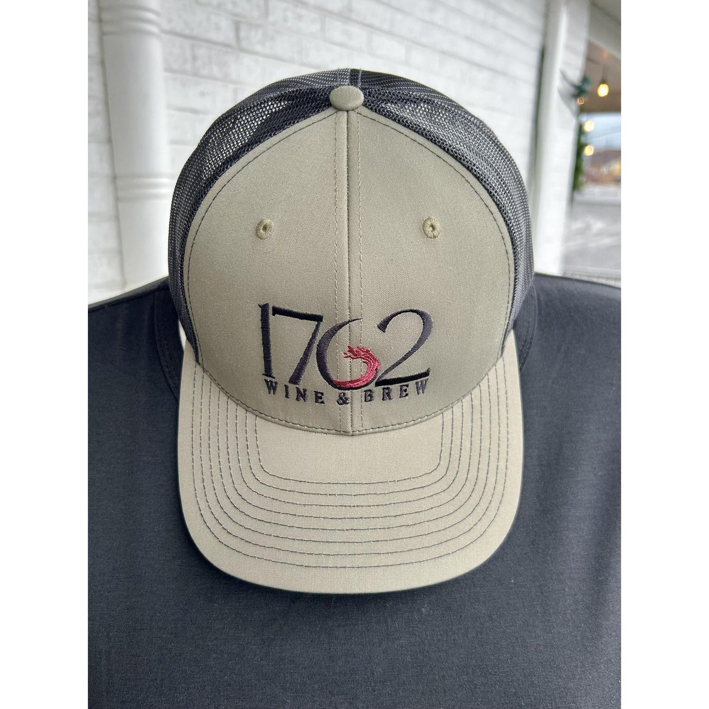 1762 Wine & Brew (Olive and Black Mesh)