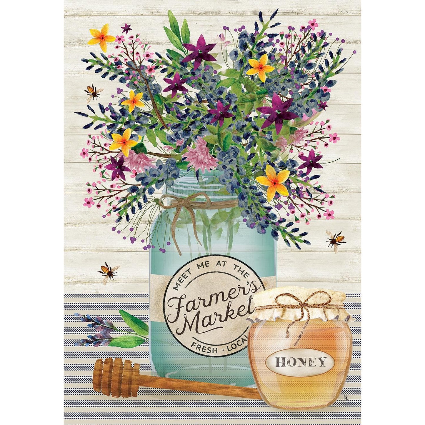 Wildflower Jar Flag