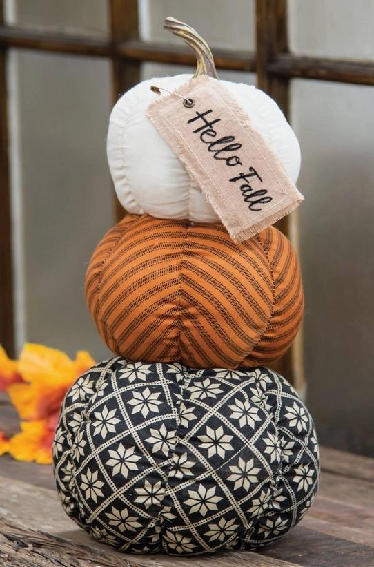 Hello Fall Pumpkin Stack