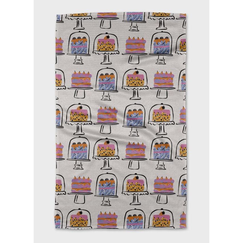 Geometry Kitchen Tea Towel Cakes In The Window