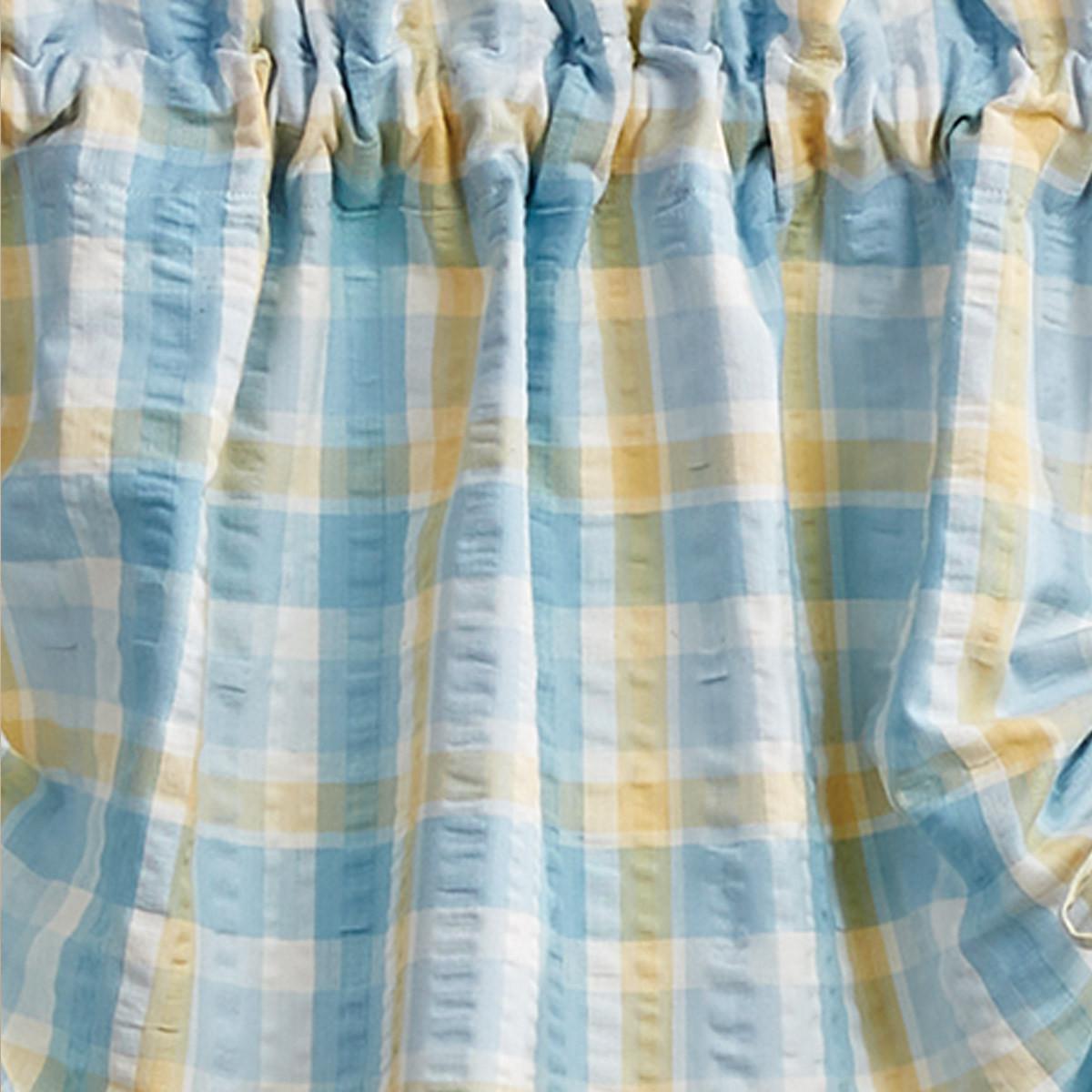 Forget Me Not Lined Farmhouse Valance