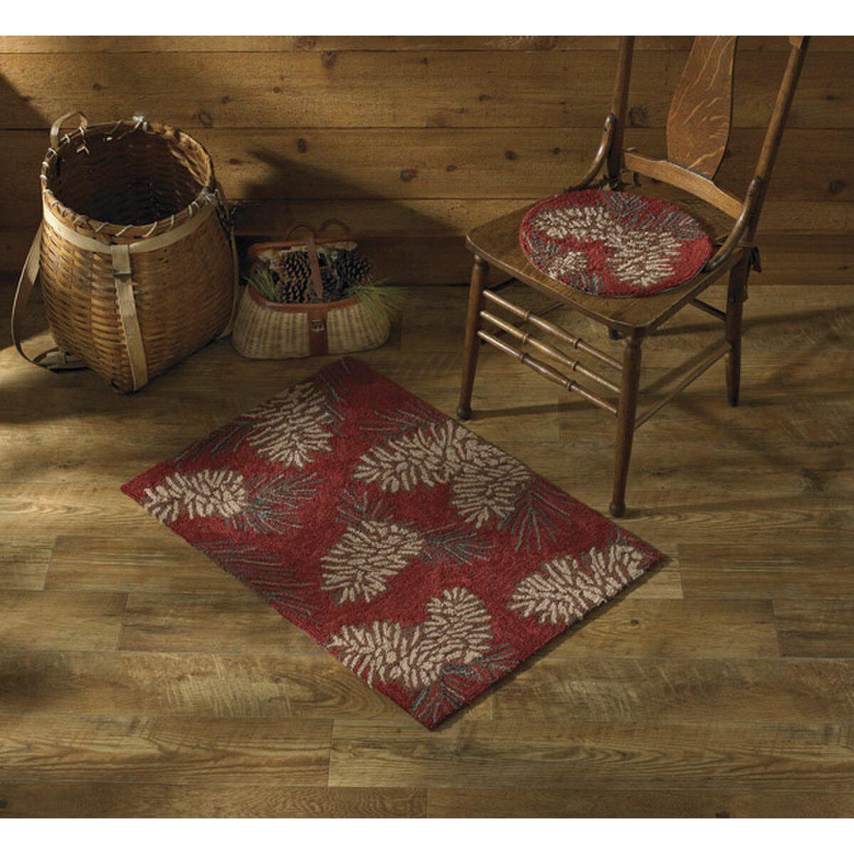 Pinecone Hook Rug