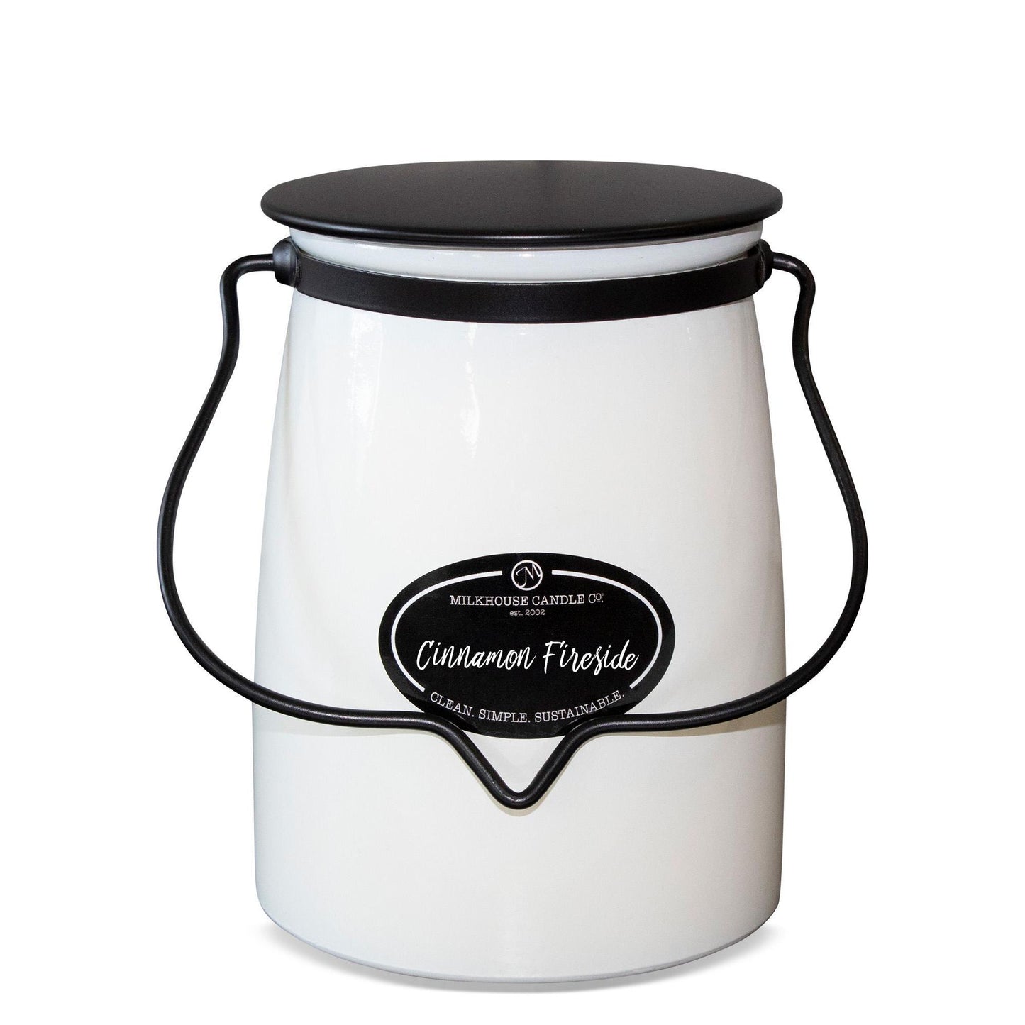 Milkhouse Candles Cinnamon Fireside Butter Jar 22 oz