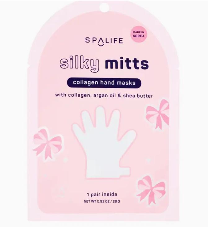 Christmas Holiday Silky Mitts Collagen Hand Gloves