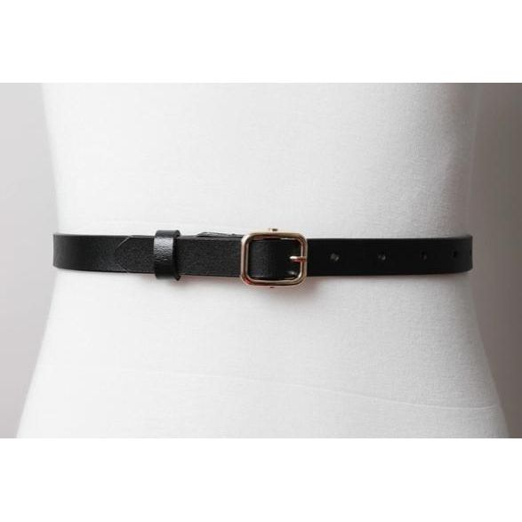 Versatile Skinny Leather Belt